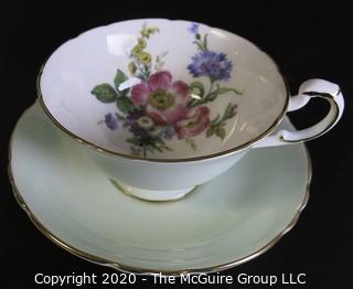 Porcelain Bone China Teacup and Saucer made by Paragon.