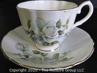 Porcelain Bone China Teacup and Saucer made by Hamilton in England.