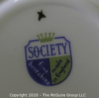 Porcelain Bone China Teacup and Saucer imade by Society in England.