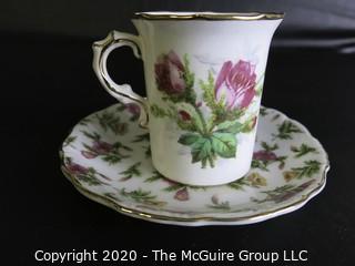 Porcelain Bone China Teacup, August, Made in Japan.