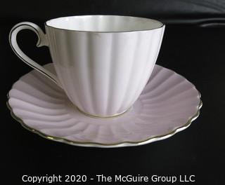 Fine Porcelain Bone China Teacup and Saucer made by Tuscan in England.