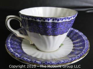 Porcelain Bone China Teacup and Saucer made by Gladstone China in England.