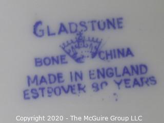 Porcelain Bone China Teacup and Saucer made by Gladstone China in England.