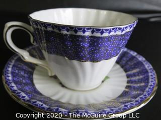 Porcelain Bone China Teacup and Saucer made by Gladstone China in England.