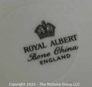 Porcelain Bone China Teacup and Saucer made by Royal Albert in England.