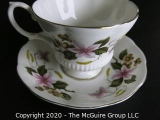 Porcelain Bone China Teacup and Saucer made by Royal Albert in England.