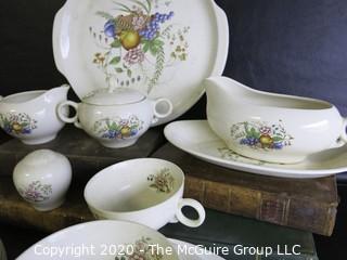 Partial set of Ballerina China Place Settings and Serving Pieces. 