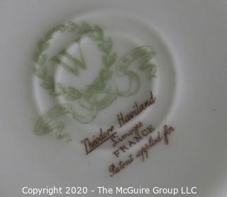 Large Collection of Fine Porcelain China Serving Pieces and Place Settings in Coordinating Patterns. Made by Haviland Limoges China from France and Elite Limoges China from France. 