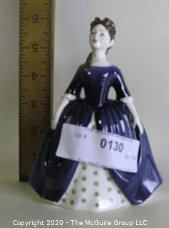 Vintage Royal Doulton Porcelain Figurine "Debbie". Measures approximately 6" tall. 