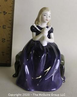 Vintage Royal Doulton Porcelain Figurine "Affection". Measures approximately 5" tall. 