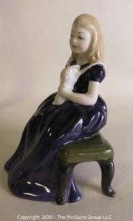 Vintage Royal Doulton Porcelain Figurine "Affection". Measures approximately 5" tall. 