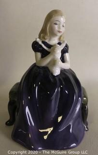 Vintage Royal Doulton Porcelain Figurine "Affection". Measures approximately 5" tall. 