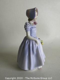 Vintage Royal Doulton Porcelain Figurine "Wendy". Measures approximately 6 1/2" tall.