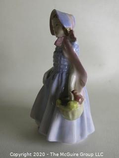 Vintage Royal Doulton Porcelain Figurine "Wendy". Measures approximately 6 1/2" tall.