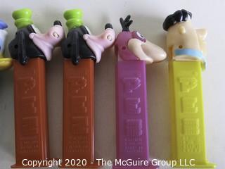 Lot of 10 Vintage Pez Dispensers - Disney and Hanna Barbara Characters. 