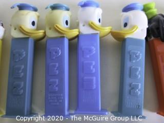 Lot of 10 Vintage Pez Dispensers - Disney and Hanna Barbara Characters. 