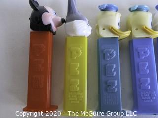 Lot of 10 Vintage Pez Dispensers - Disney and Hanna Barbara Characters. 