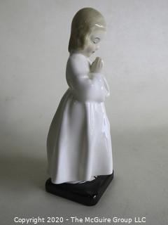 Vintage Royal Doulton Porcelain Figurine "Bedtime". Measures approximately 6" tall.