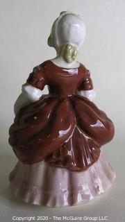 Vintage Royal Doulton Porcelain Figurine "Valerie". Measures approximately 5 1/2" tall.