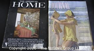 Five Vintage Ladies Home Journal Magazines. 