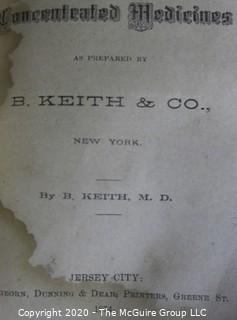 Three Antique Medical Books.  Includes Concentrated Medicines, The Young Chemist and The Medical Eclectic.  Also Includes a Graduation Program from Eclectic Medical College from 1876.