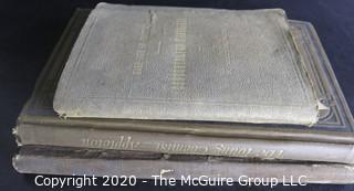 Three Antique Medical Books.  Includes Concentrated Medicines, The Young Chemist and The Medical Eclectic.  Also Includes a Graduation Program from Eclectic Medical College from 1876.