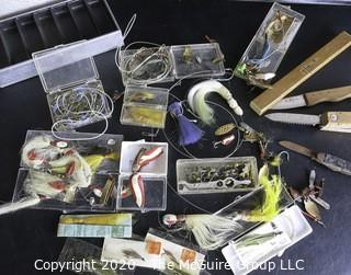 Lot of Vintage Fishing Tackle and Lures. 