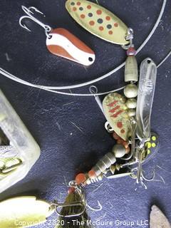 Lot of Vintage Fishing Tackle and Lures. 