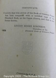 Group of Holy Bibles and Book of Common Prayer. One distributed to the Armed Forces by the White House in 1941. Various Conditions. 