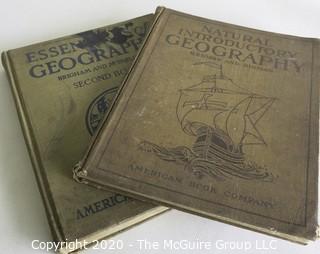 Two Vintage Geography Books.  Dated 1915 & 1915.