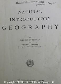 Two Vintage Geography Books.  Dated 1915 & 1915.