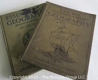 Two Vintage Geography Books.  Dated 1915 & 1915.