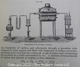 Two Antique Science Books: Fractures and Dislocation, 1870 & Chemistry - Inorganic and Organic, 1878 