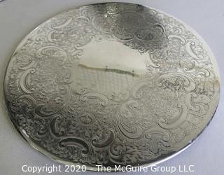 Two Silver Plated Trays and Two Silver Plated Trivets. 