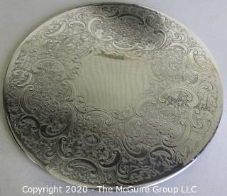 Two Silver Plated Trays and Two Silver Plated Trivets. 