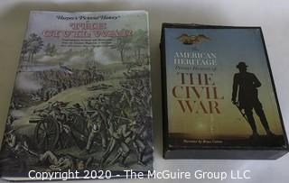 Several Books About The Civil War.