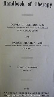 Four Vintage Hard Cover Instructive Books On Therapy and Psychology. 