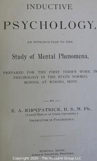 Four Vintage Hard Cover Instructive Books On Therapy and Psychology. 