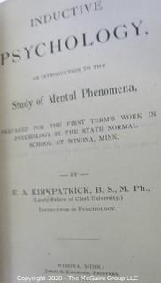 Four Vintage Hard Cover Instructive Books On Therapy and Psychology. 