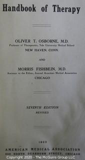 Four Vintage Hard Cover Instructive Books On Therapy and Psychology. 