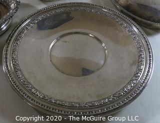 Group of Silver Plated Serving Pieces. 