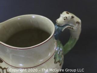 Wedgwood Barlaston Polychrome Hunt Scene Pitcher.
