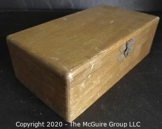 Vintage Blood Taking Unit made by Becton, Dickinson, & Company in Original Wood Box.