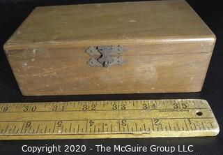 Vintage Blood Taking Unit made by Becton, Dickinson, & Company in Original Wood Box.