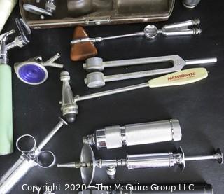 Large Collection of Vintage Medical Tools and Equipment. 
