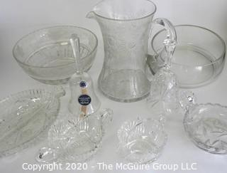 Collection of Crystal Glassware