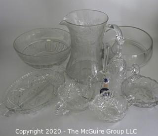 Collection of Crystal Glassware