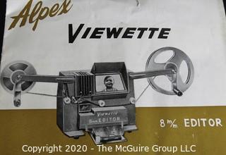  Swiss Alpex Viewette 8mm Film Movie Projector; in Original Case.