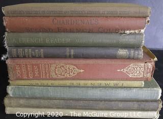 Lot of 9 Vintage Hard Cover Books. 