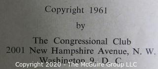 Vintage Books:  Signed Copy of Despoilers of Democracy,Includes Lincoln's Wife, The Congressional Club Cookbook and others.